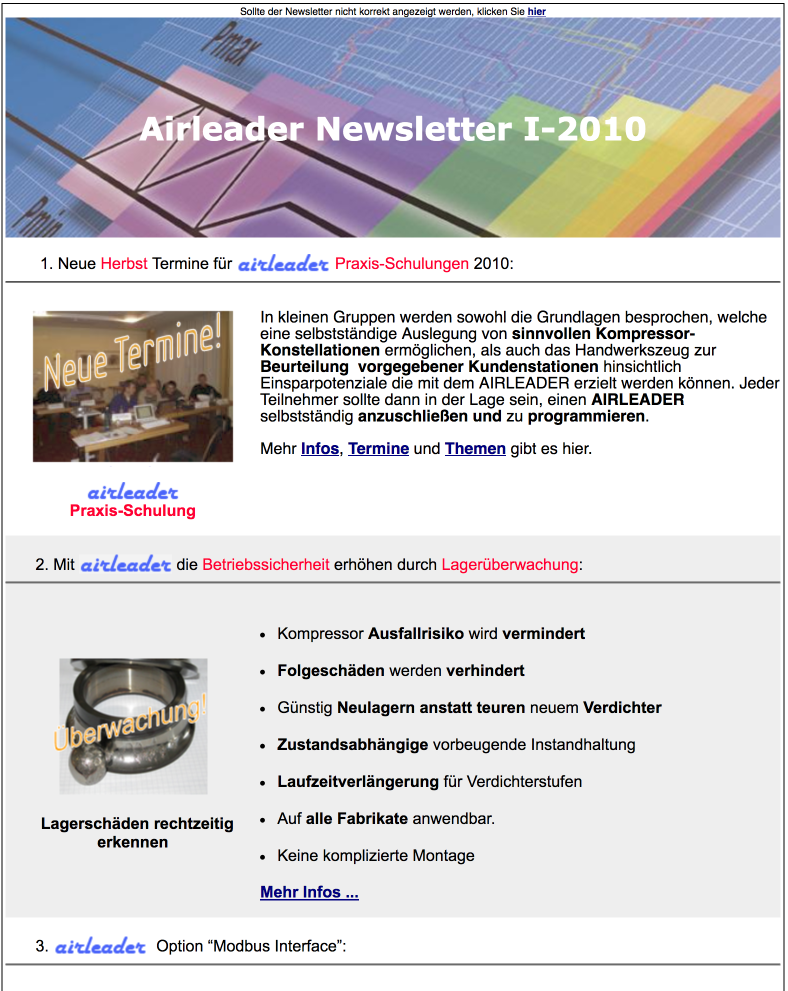 Airl Newsletter I 2010